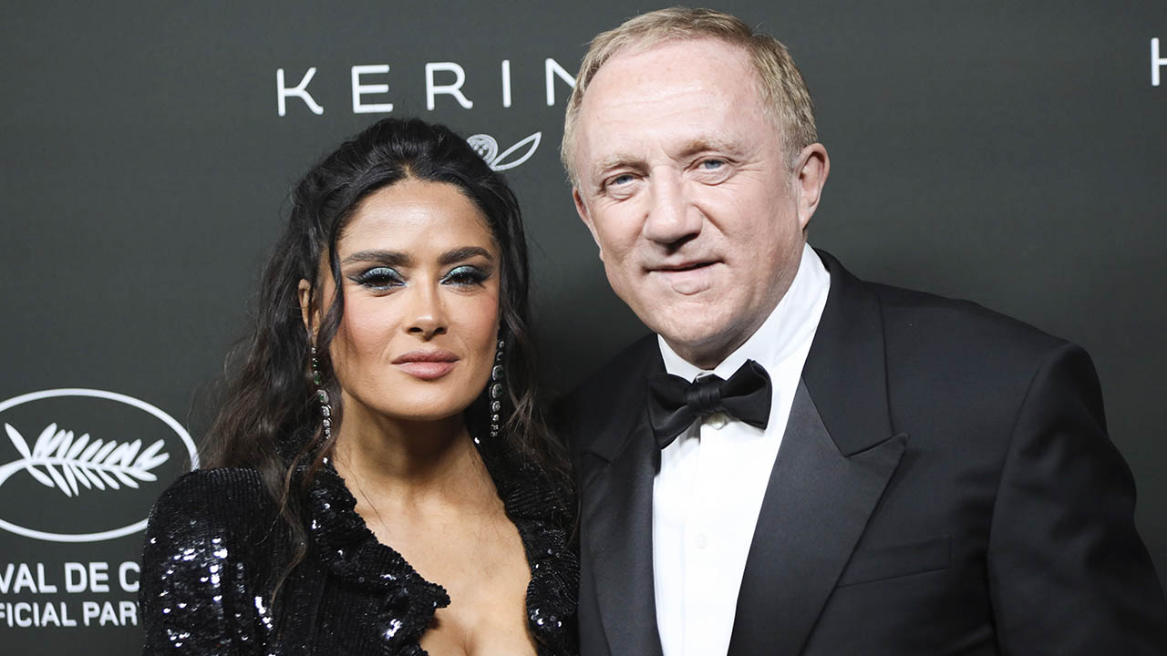 François-Henri Pinault and Salma Hayek Pinault