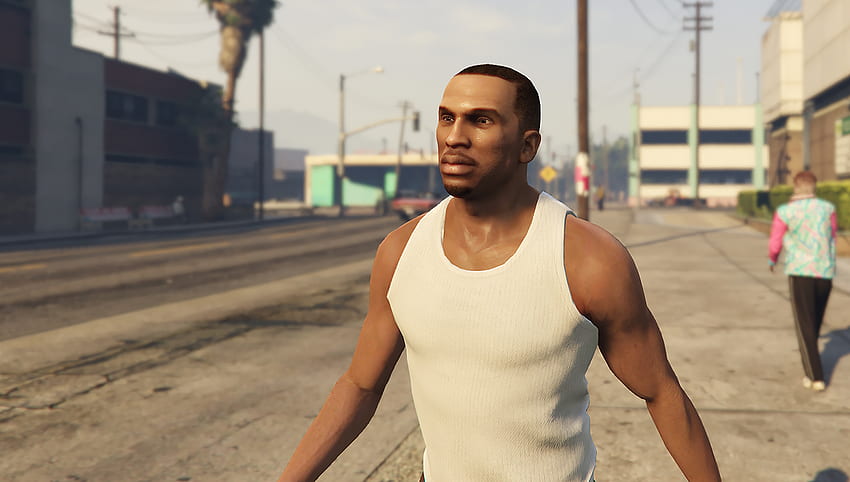 Carl Johnson in GTA 5