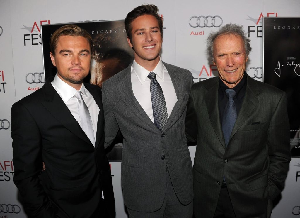 Leonardo DiCaprio, Armie Hammer, and Clint Eastwood