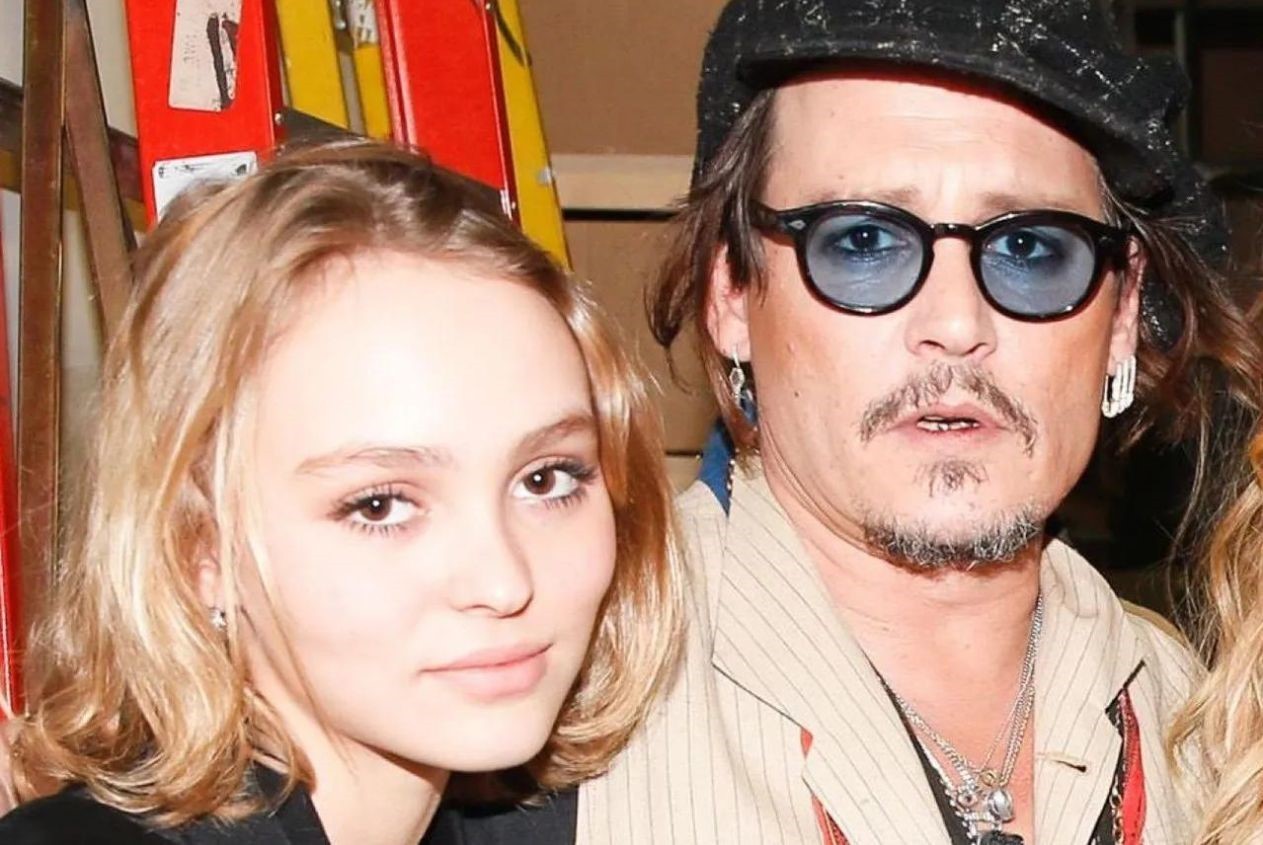 Johnny Depp and Lily Rose-Depp