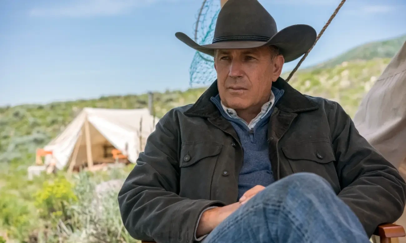 Costner in a still from Yellowstone