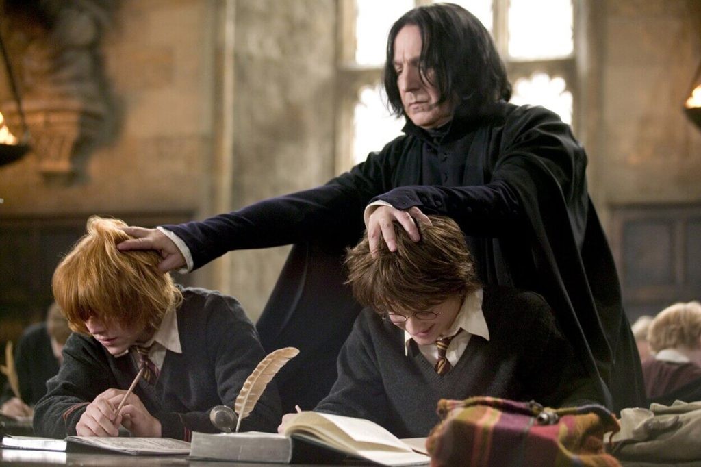 Alan Rickman played the so-called cruel Severus Snape in the Harry Potter saga