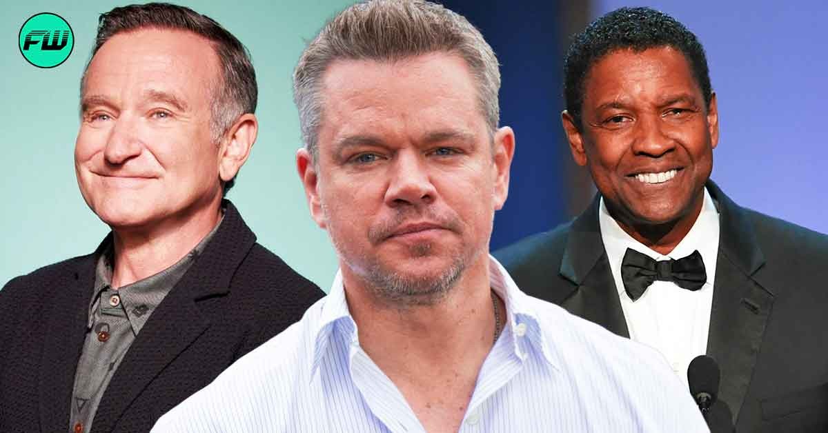 "I had tears rolling down my cheeks": Matt Damon Cried Inconsolably After Watching Robin Williams in His $225M Movie After Nearly Replacing Him With Denzel Washington