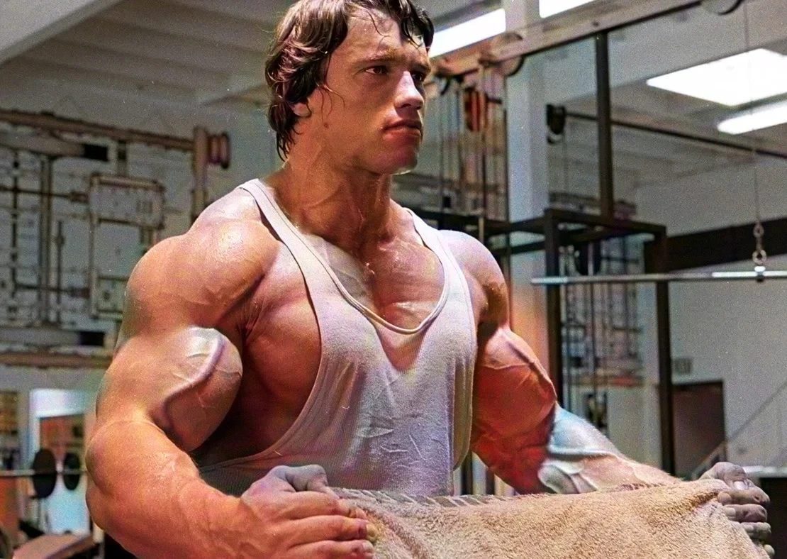 Arnold-Schwarzenegger working out
