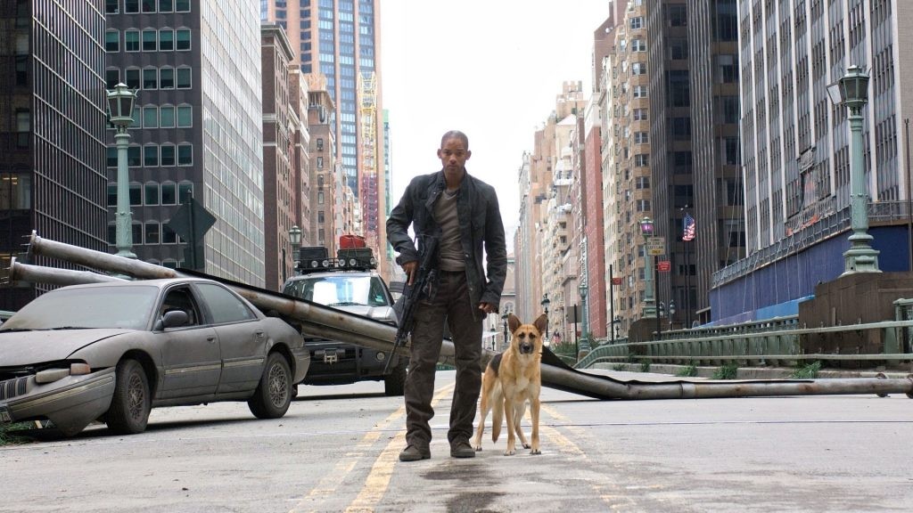 Will Smith in a still from I Am Legend