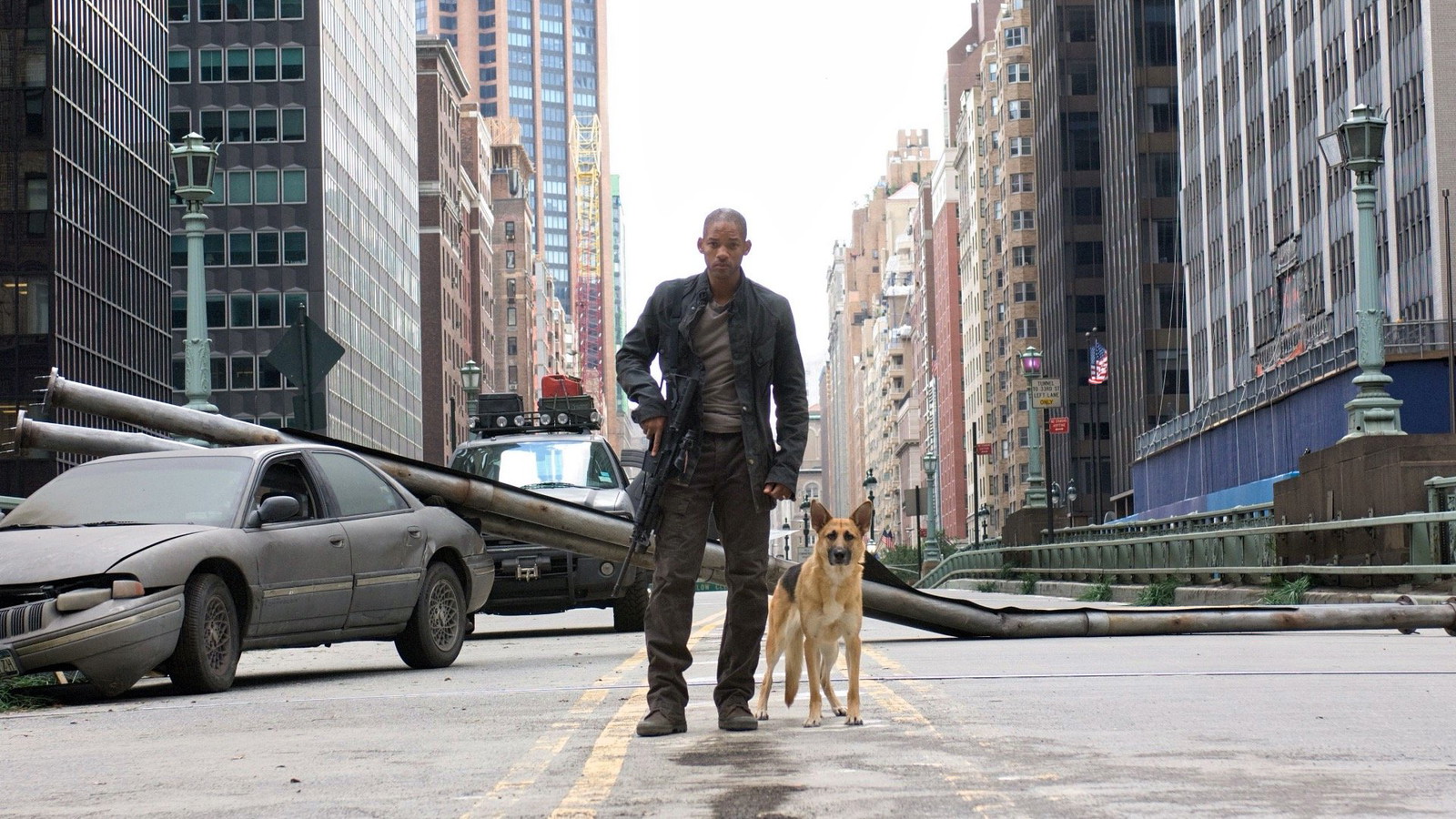 Will Smith in a still from I Am Legend 