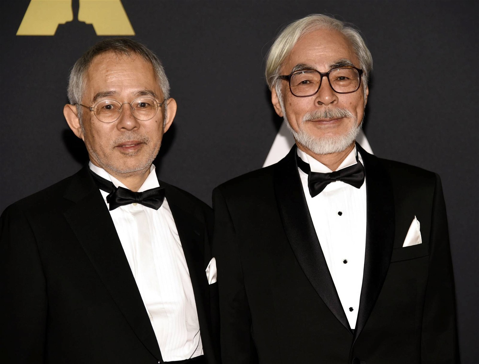  Producer Toshio Suzuki With Hayao Miyazaki
