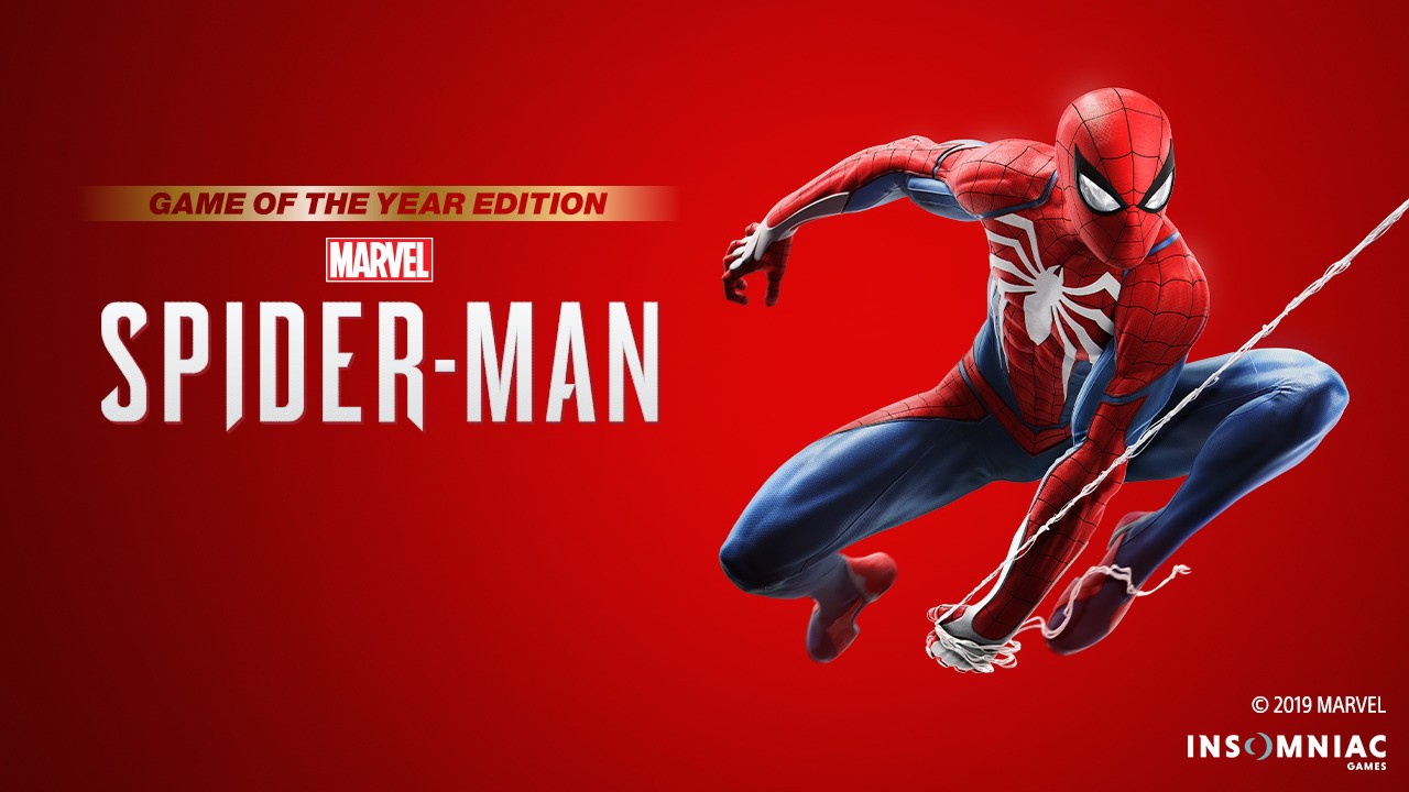 Official Game of the Year Edition artwork of Marvel's Spider-Man (2018)