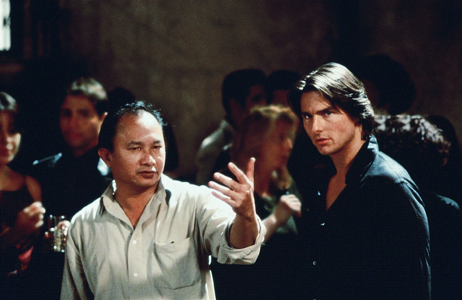 John Woo with Tom Cruise 
