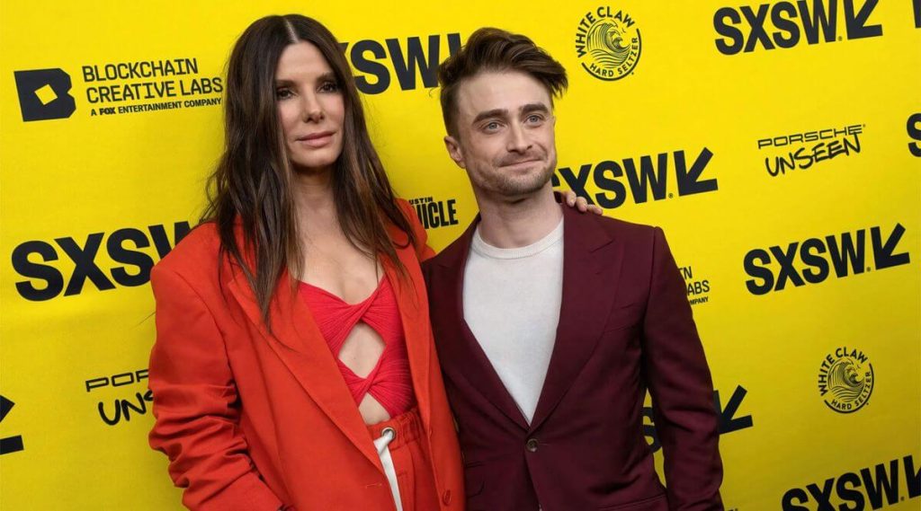 Sandra Bullock with Daniel Radcliffe