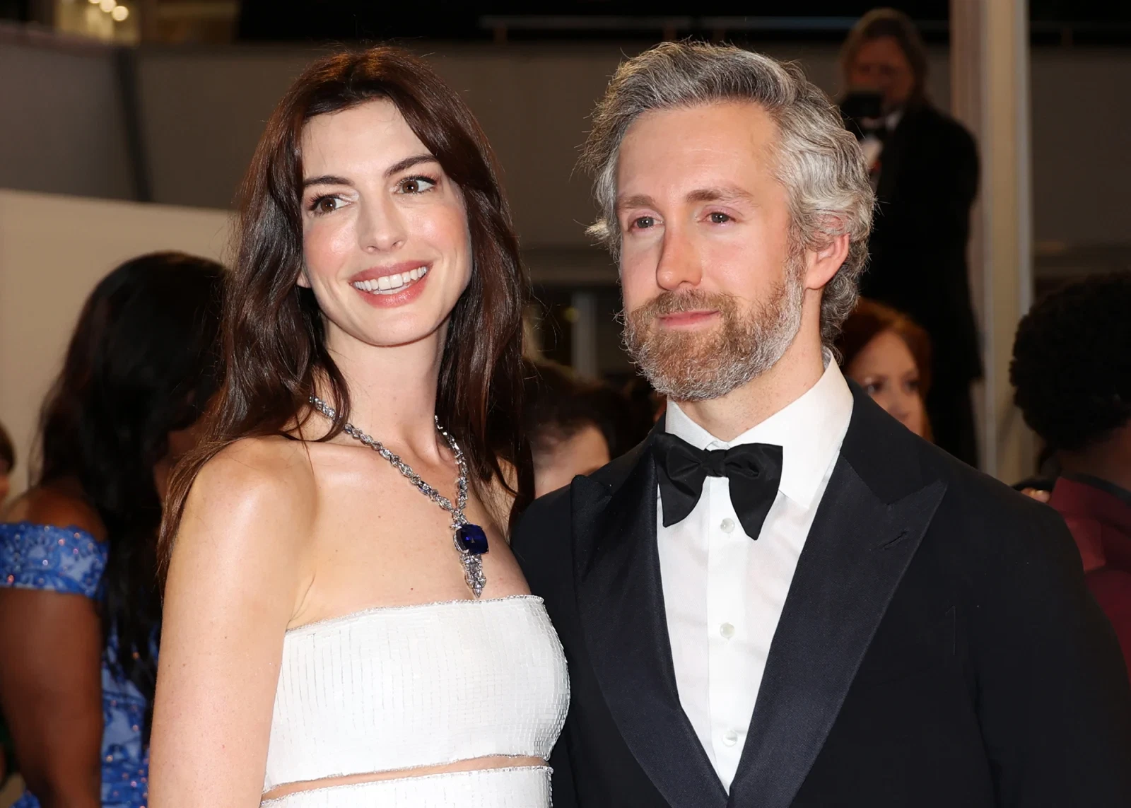 Anne Hathaway and Adam Shulman