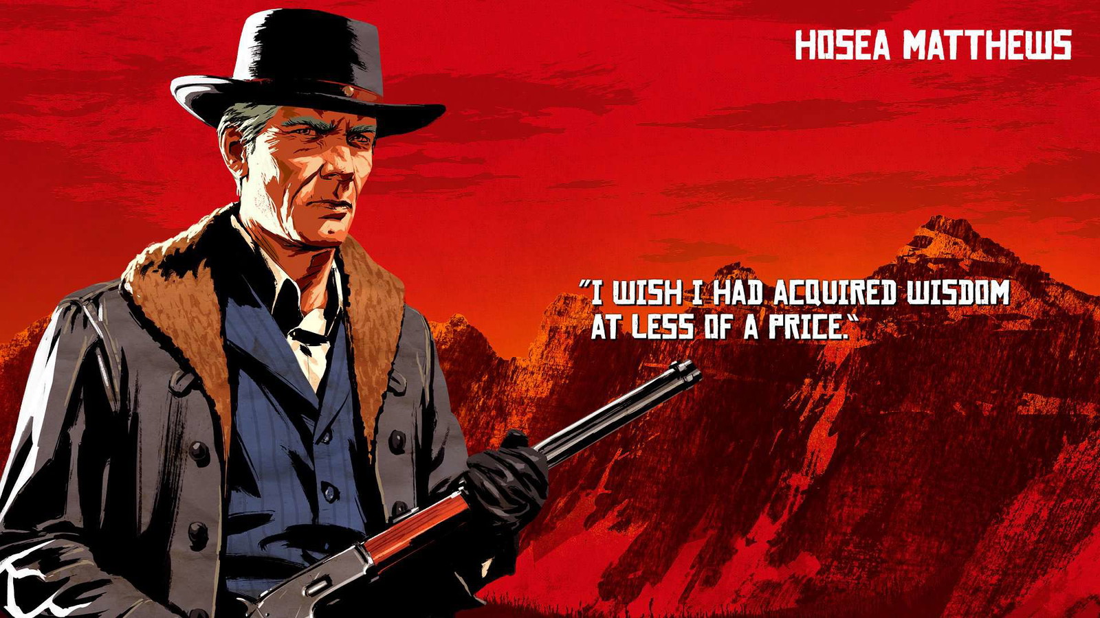 Hosea Matthews's artwork from Red Dead Redemption