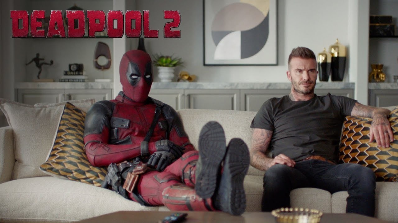 David Beckham in Deadpool 2 promo