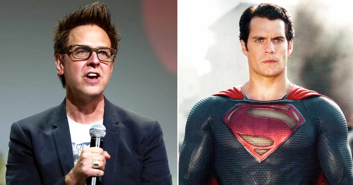 James Gunn and Henry Cavill