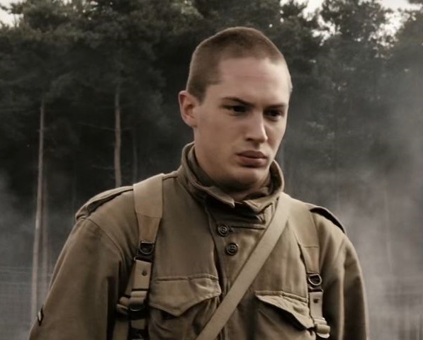 Tom Hardy in a still from Band Of Brothers