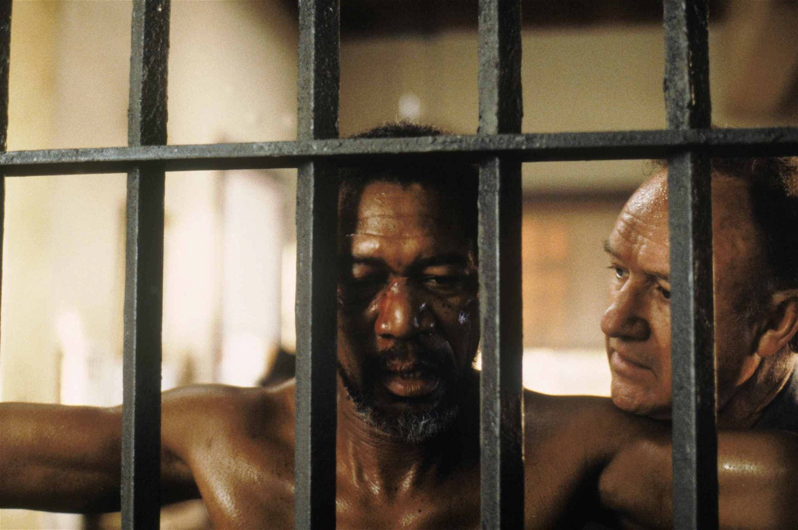 Morgan Freeman and Gene Hackman in Unforgiven (1992)