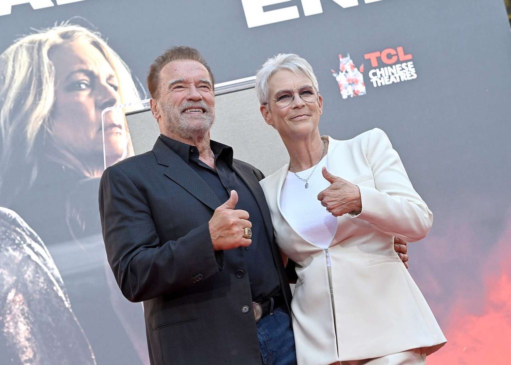 Arnold Schwarzenegger and Jamie Lee Curtis