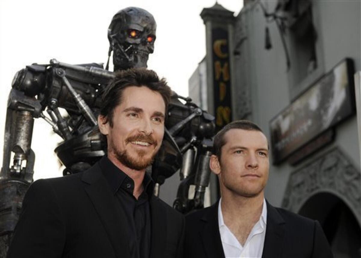Christian Bale alongside Sam Worthington