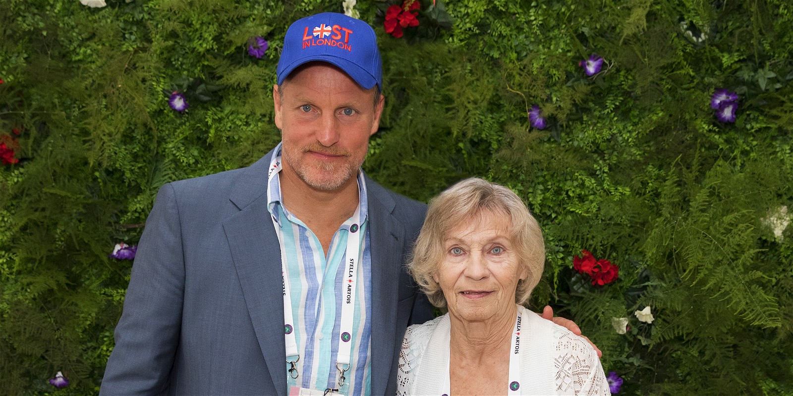 Woody Harrelson with his mother Diane Lou Oswald