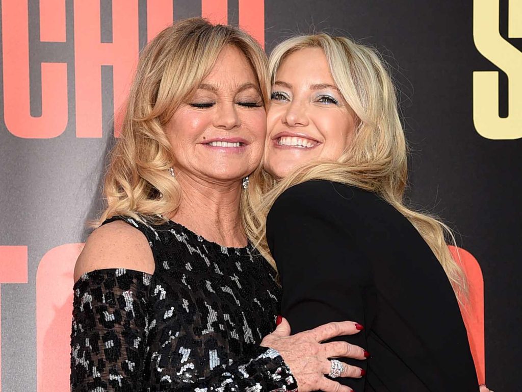 Goldie Hawn with her daughter Kate Hudson