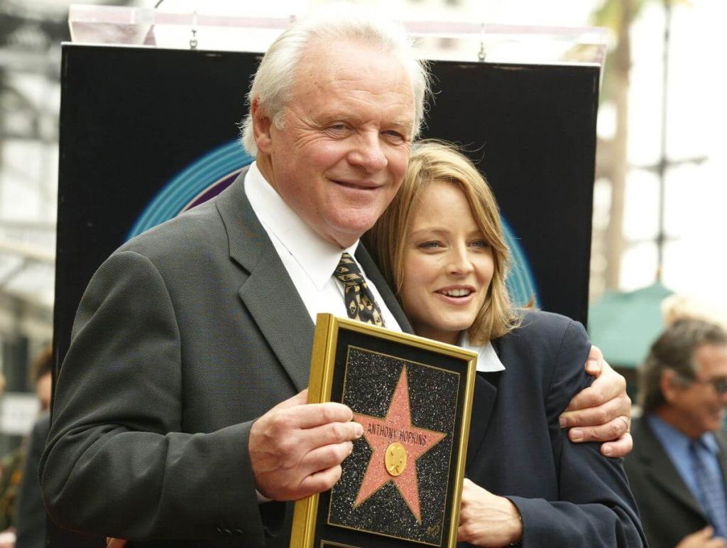 Anthony Hopkins with Jodie Foster