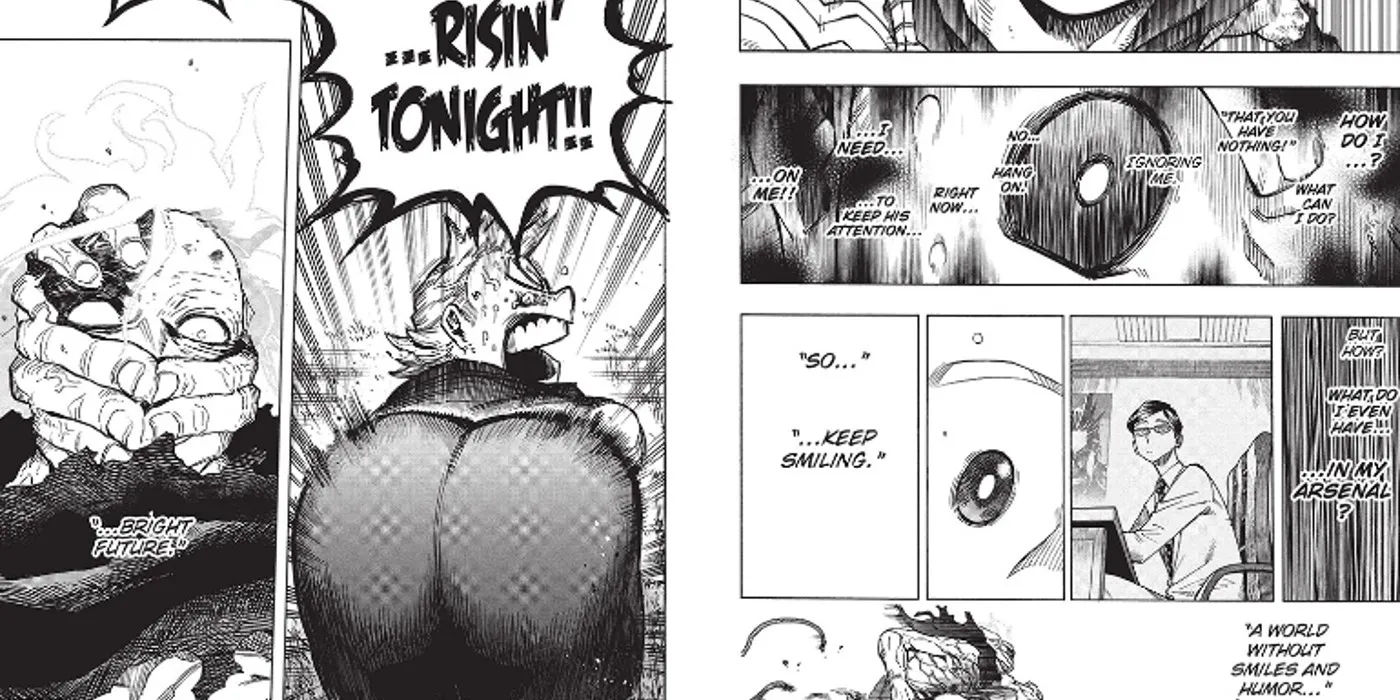 Mirio Uses His Butt To Distract Shigaraki