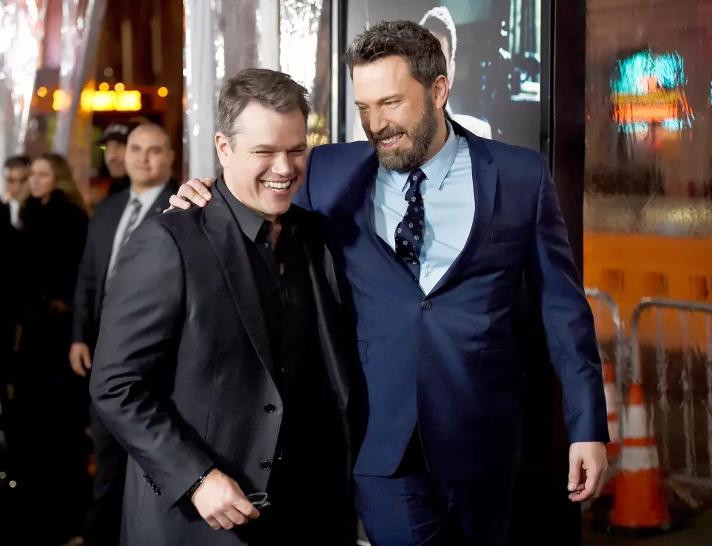 Matt Damon with Ben Affleck