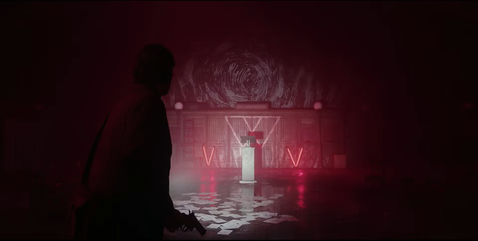 A Glimpse of the Dark Place in Alan Wake 2, from the game's official trailer