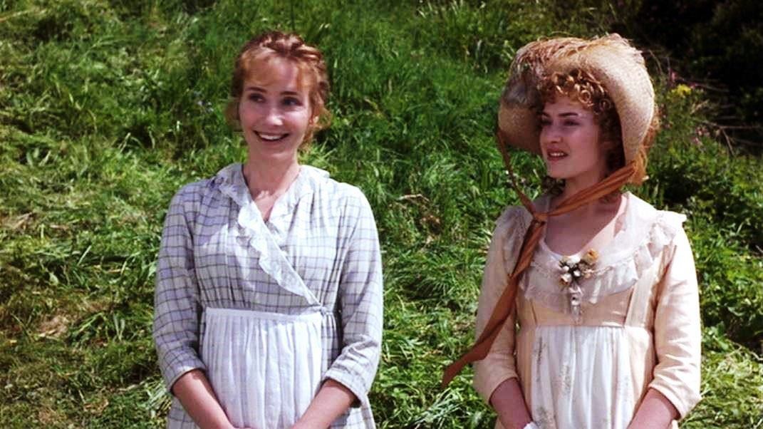 Emma Thompson and Kate Winslet in a scene from Sense and Sensibility