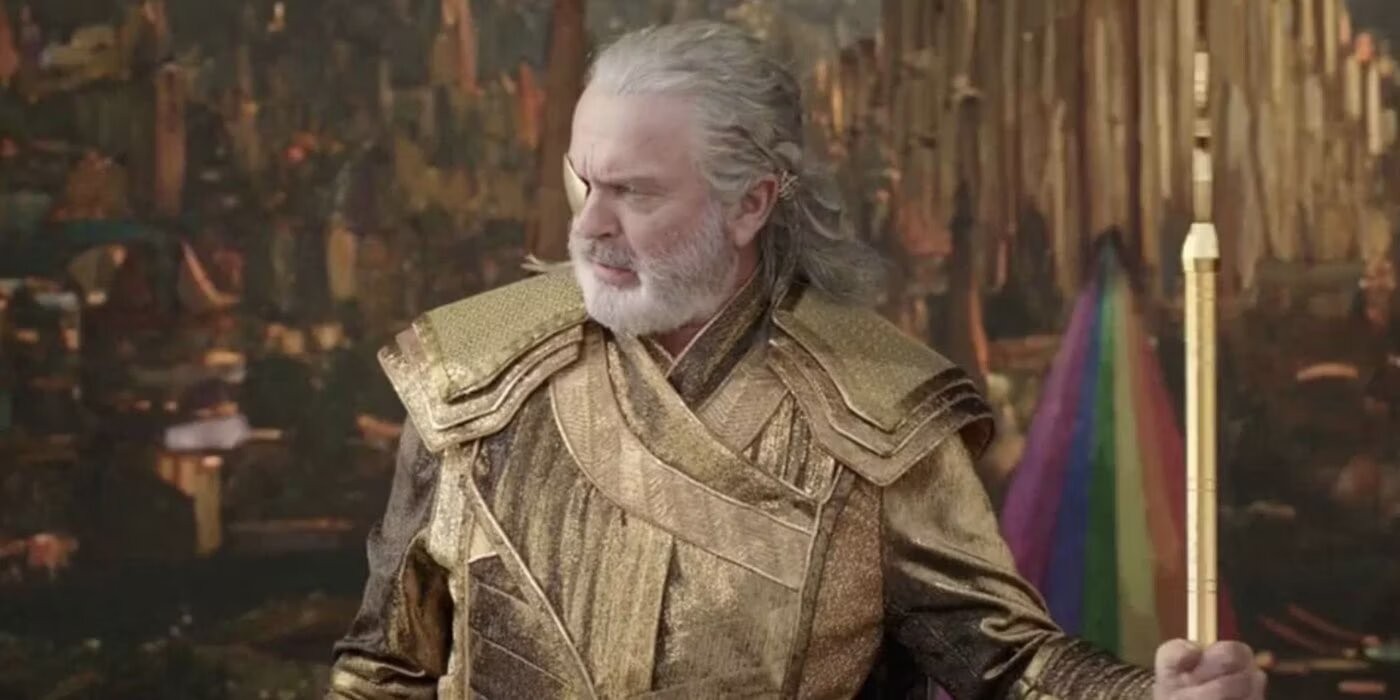 Sam Neill as Odin in Thor: Ragnarok