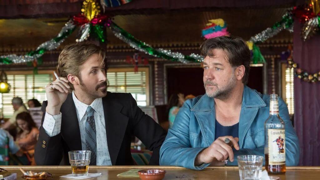 The Nice Guys Ryan Gosling and Russell Crowe