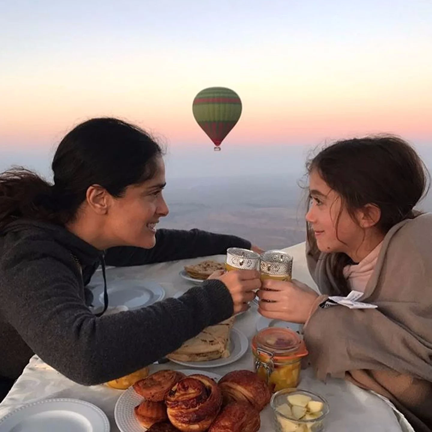 Salma Hayek with daughter Valentina Paloma Pinault