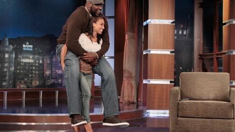 Shaquille O'Neal with his ex girlfriend
