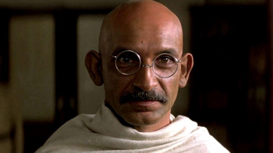 Ben Kingsley in and as Gandhi