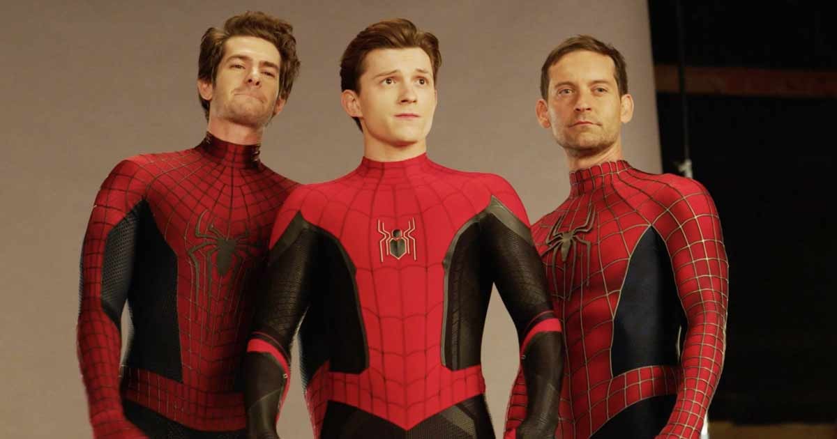 Andrew Garfield, Tom Holland, and Tobey Maguire