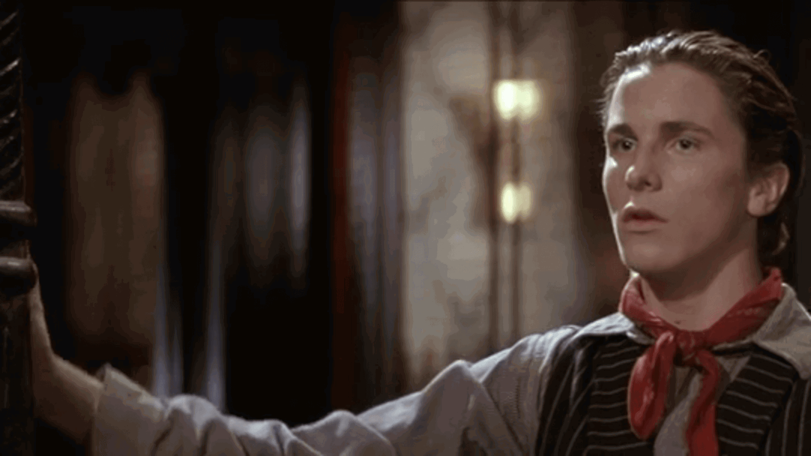 Christian Bale in Newsies