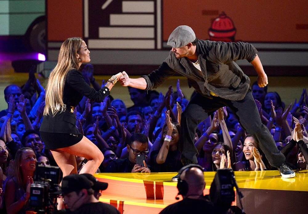Channing Tatum with Jennifer Lopez