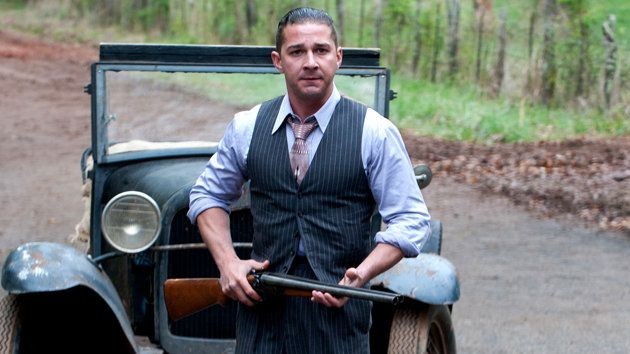 Shia LaBeouf in a still from Lawless
