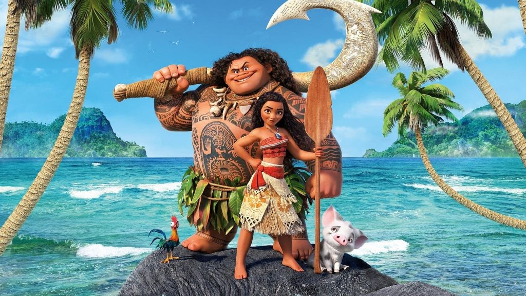 Dwayne Johnson voices Maui in Moana