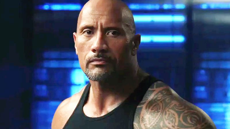 Dwayne Johnson in Fate of the Furious