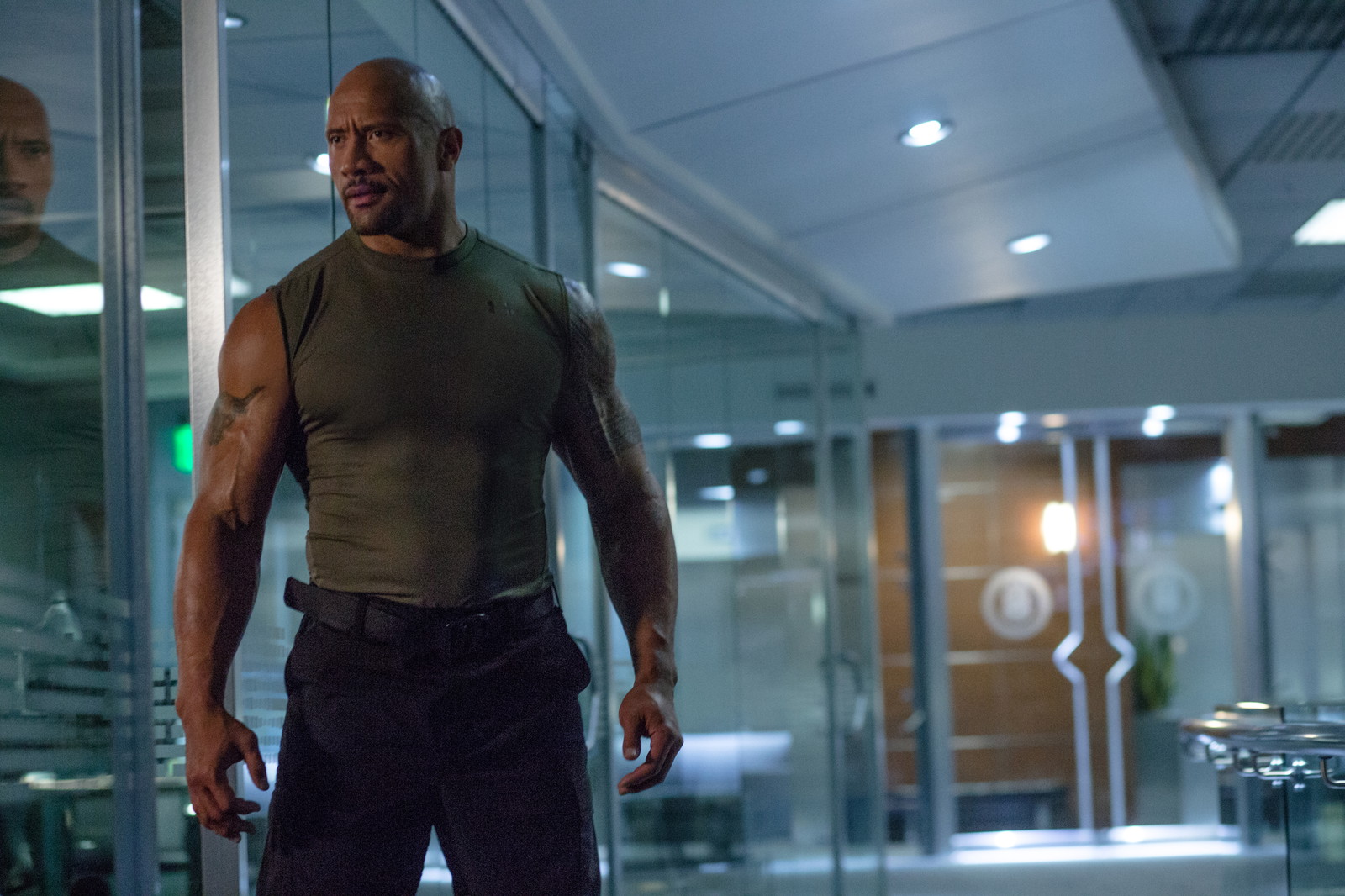 Dwayne Johnson in Furious 7