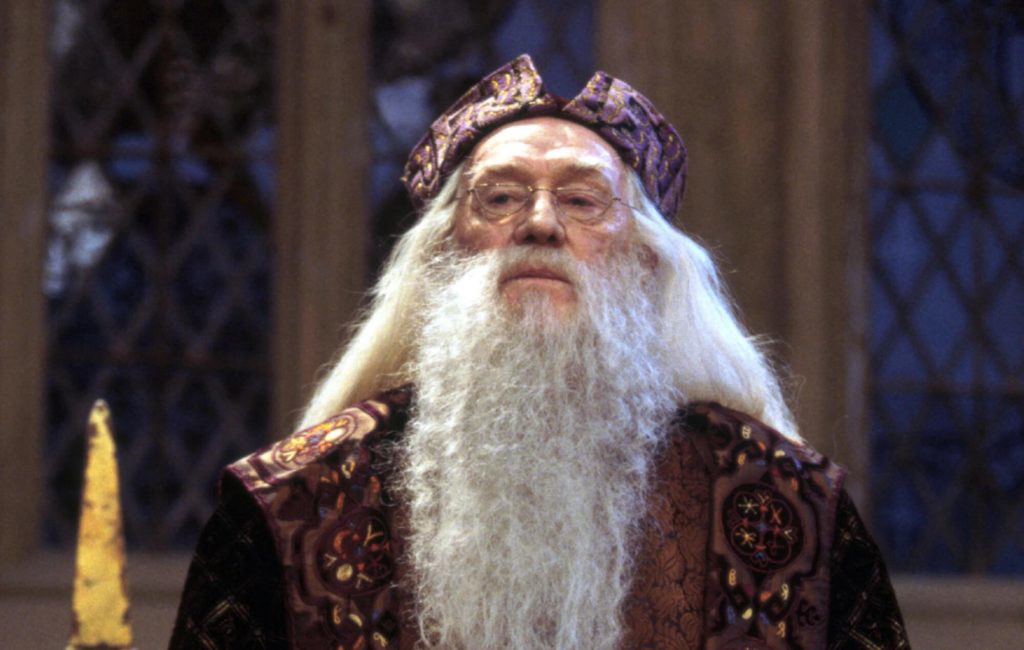 Richard Harris as Dumbledore