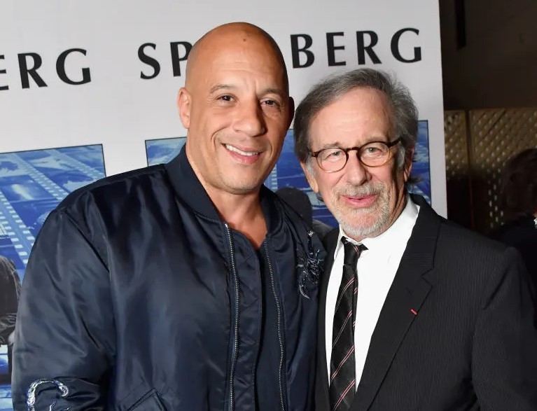 Vin Diesel with Steven Spielberg