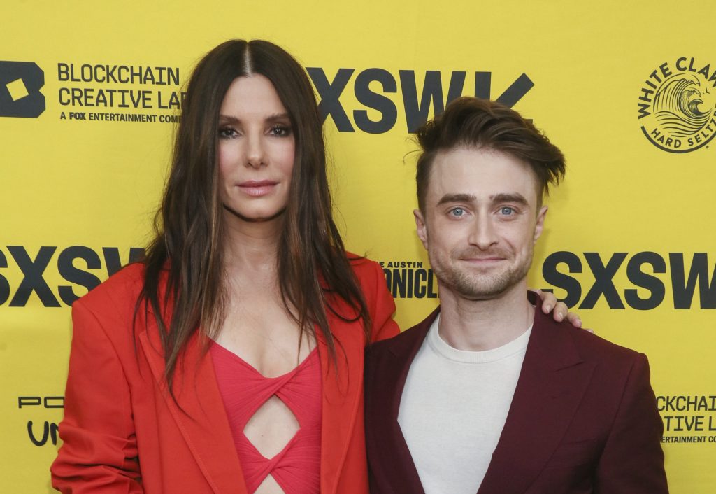 Daniel Radcliffe and Sandra Bullock