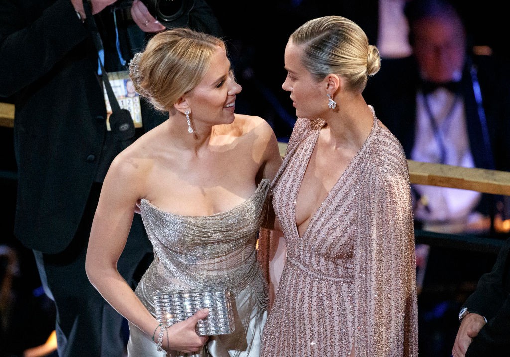 Brie Larson and Scarlett Johansson