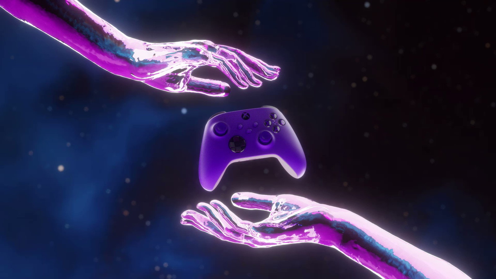 Microsoft goes into space with its new Astral Purple Xbox Controller, which can be pre-ordered now.