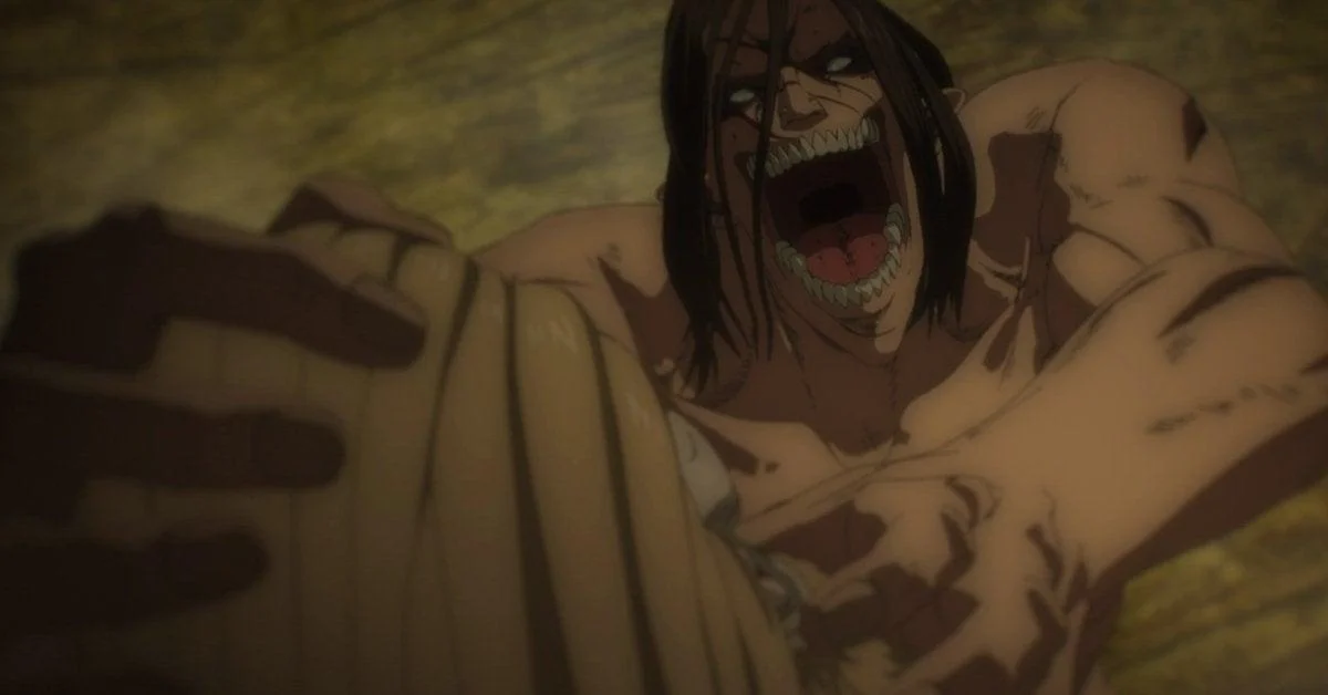 Eren demolishing Jaw Titan