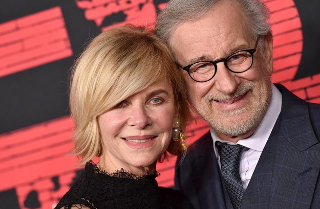 Steven Spielberg and his wife Kate Capshaw