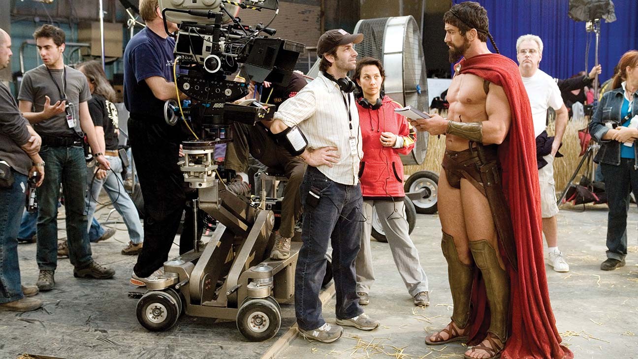 Zack Snyder and Gerard Butler