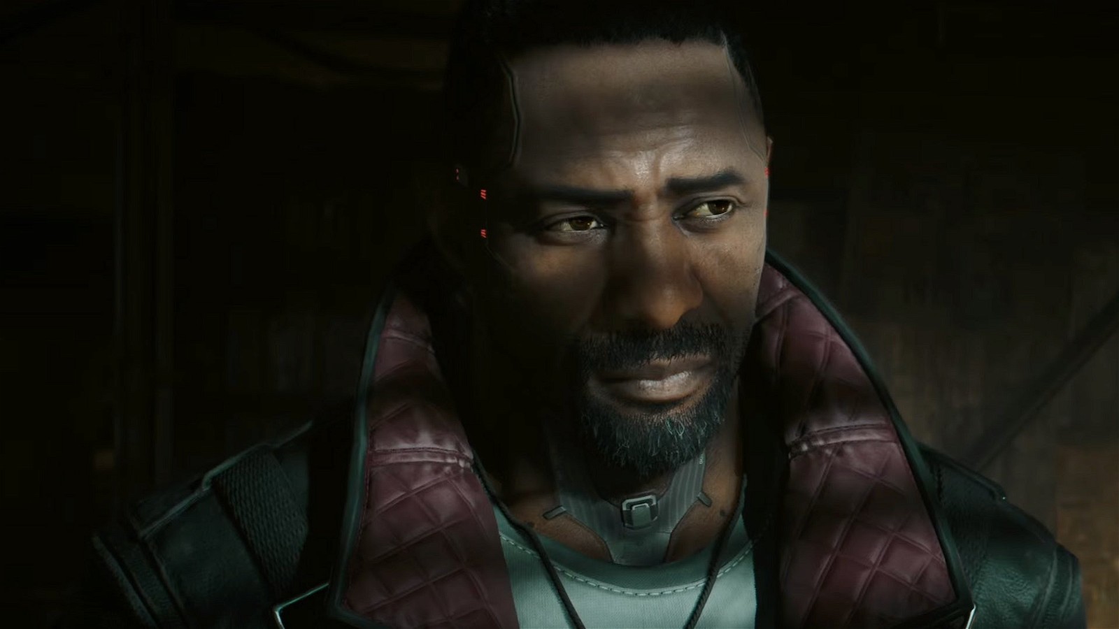 Cyberpunk 2077's Solomon Reed, played by Idris Elba